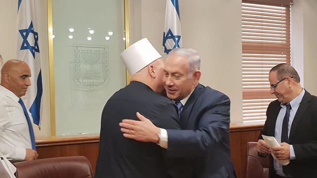 PM Netanyahu with Druze leader (Photo: GPO)