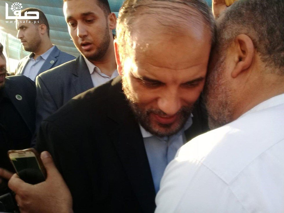 Пресс-секретарь зарубежной ячейки ХАМАСа Бадран на демонстрации