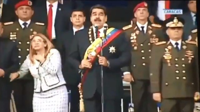 ניסיון התנקשות בנשיא ונצואלה ניקולס מדורו במהלך נאום ()