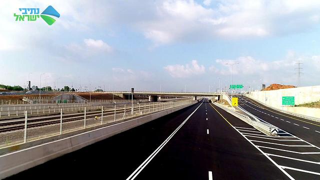  צילומי רחפן של הכביש (צילום: נתיבי ישראל)