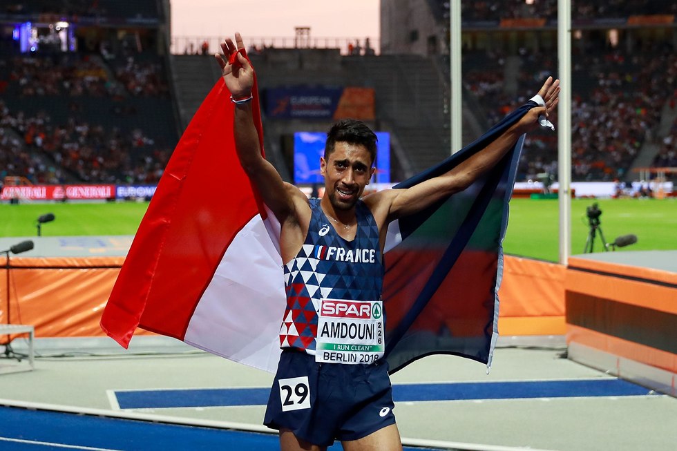 מורהאד אמדוני 10,000 מטר אתלטיקה (צילום: AFP)