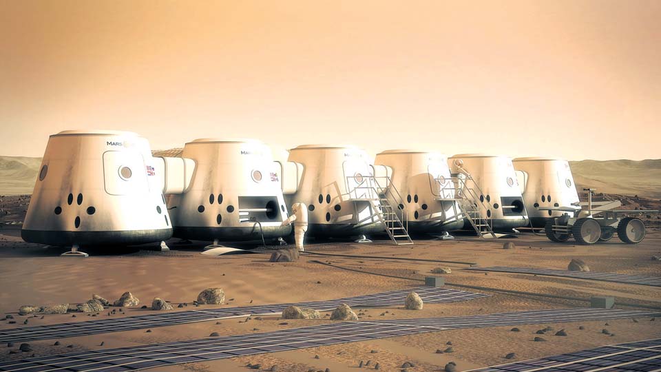 Так выглядит будущий марсианский жилой модуль. Фото из архива "Едиот ахронот"