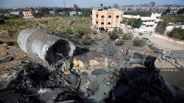 Destruction in Gaza following IDF bombing (Photo: Reuters)