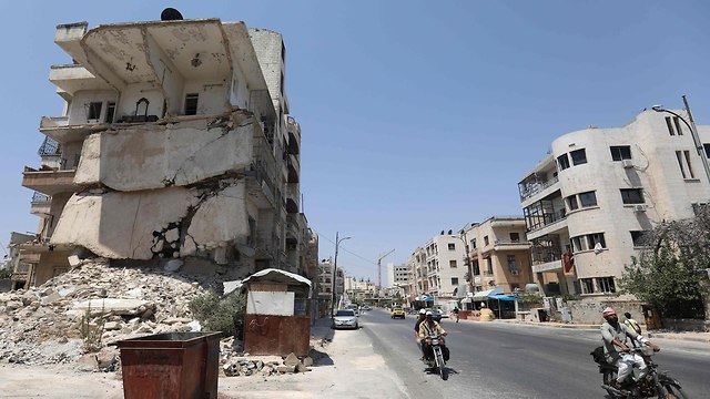 אידליב סוריה היעד הבא של צבא בשאר אסד (Photo: AFP)