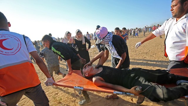 Gaza protest (Photo: AFP)