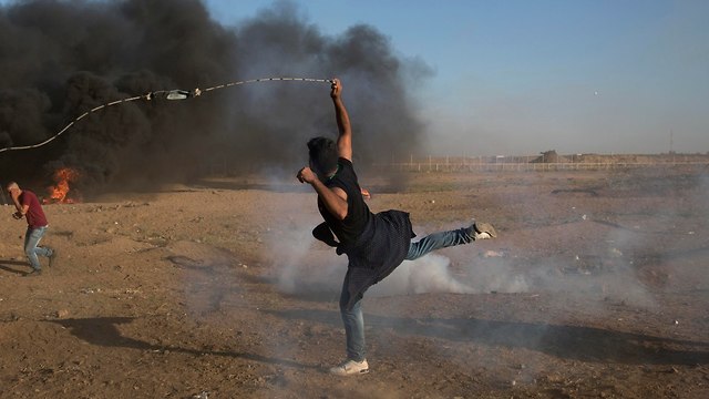 Беспорядки на границе сектора Газы. Фото: AP
