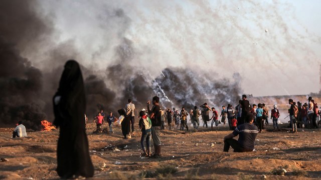 Беспорядки на границе сектора Газы. Фото: EPA