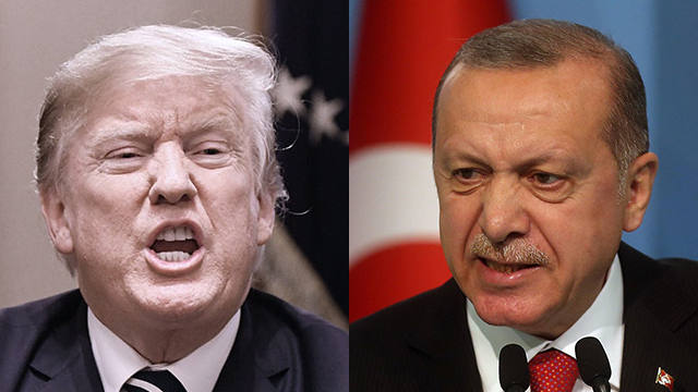 Президент США Дональд Трамп; президент Турции Реджеп Тайип Эрдоган. Фото: MCT
