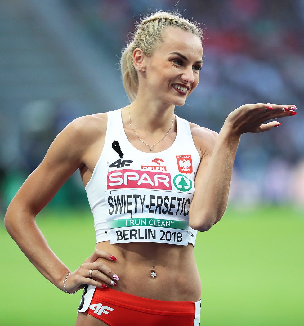 ניצחה ב-400 מטר. ג'סטינה סוויטי-ארסטיץ'  (צילום: EPA)