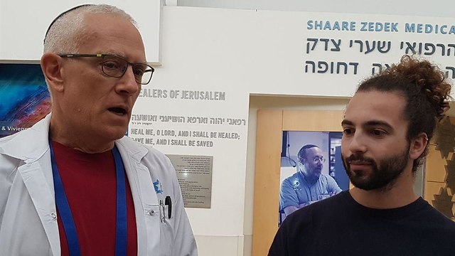 Yuval Maskin, who contracted Leptospirosis (Photo: Yishai Porat)
