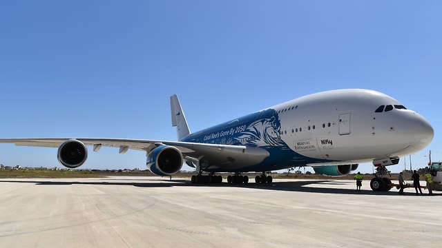 מטוס איירבוס A380 (צילום: היי פליי (HI FLY))