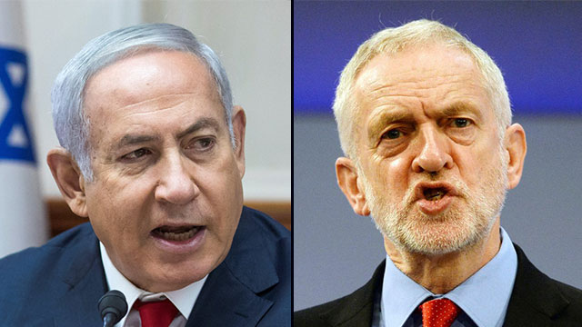 Benjamin Netanyahu and Jeremy Corbyn (Photo: Reuters)