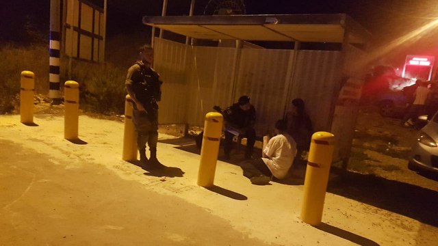 File photo of Havat Gilad bus stop (Photo: TPS)