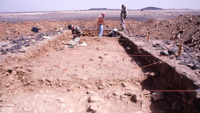 המקום שבו נערכו החפירות (צילום: מתוך המחקר)