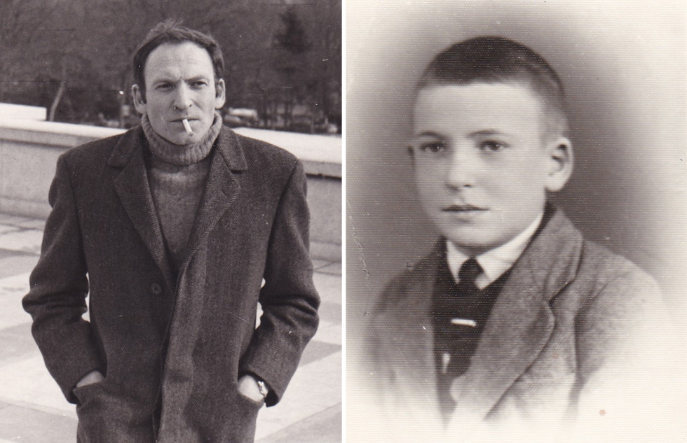 הניג בגיל תשע, ברומניה (מימין)  ובפריז, ב-1966. "רעדתי בכל הגוף, אבל ידעתי שאני חייב לשקר" (צילום: אלבום פרטי)