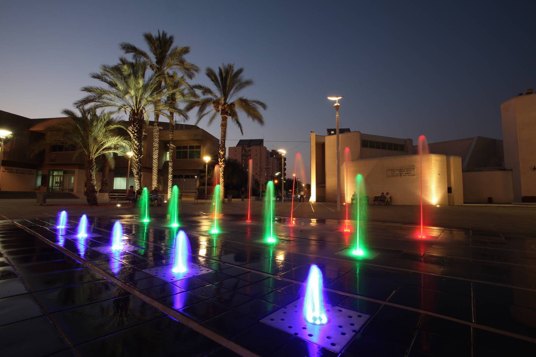 מזרקת הקונסבטוריון בבאר שבע (צילום באדיבות עיריית באר שבע)