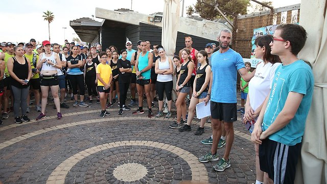 ריצה לזכרה של נועה חייט בחיפה (צילום: אלעד גרשגורן)