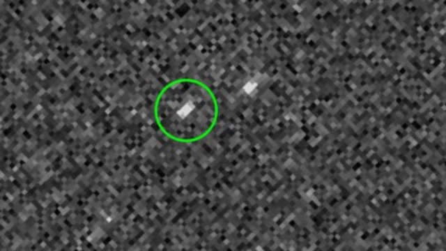 כך נראה האסטרואיד במרחק של כ-2 מיליון ק