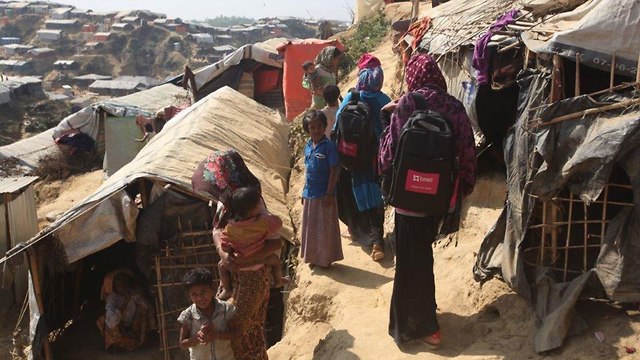 רוהינגה מיאנמר בנגלדש מחנה פליטים (צילום: צור שיזף)