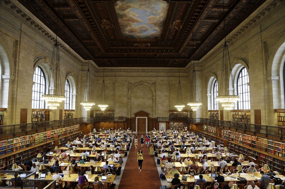 new york public library (צילום: AP)