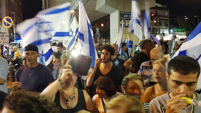 "Митинг гнева" в Тель-Авива. Фото: Ави Хай