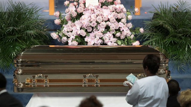 הלוויה אריתה פרנקלין (צילום: Gettyimages)