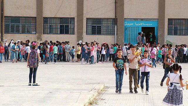פתיחת שנת הלימודים בדרעא סוריה (צילום: sana)