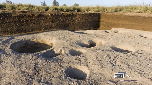 היישוב העתיק שהתגלה במצרים (צילום: משרד העתיקות המצרי)