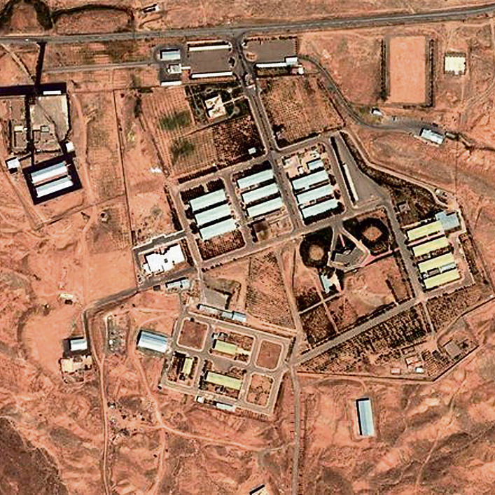 Aerial photo of the facility in Parchin