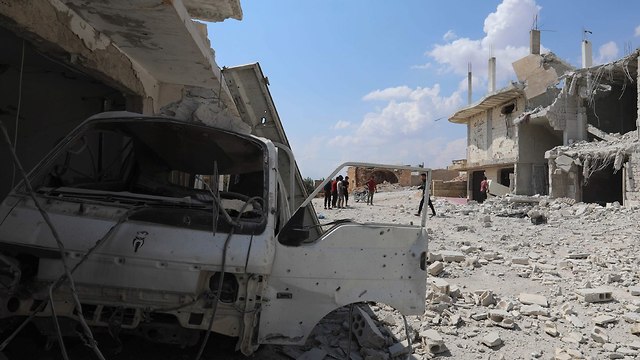 Idlib in ruins (Photo: AFP)