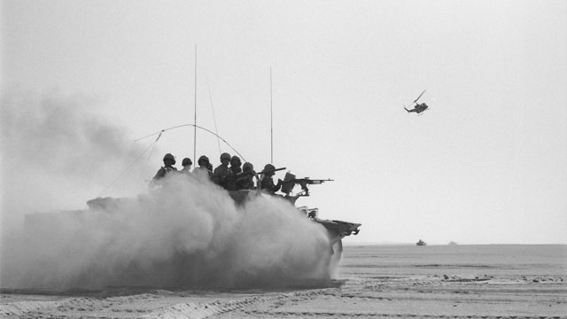 קו בר לב מלחמת יום הכיפורים 1973 (צילום: באדיבות ארכיון צה