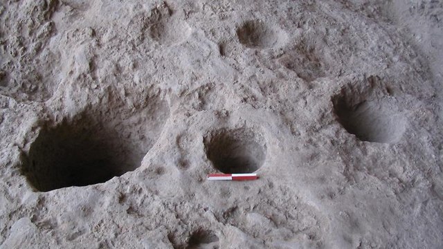 המכתשים שהתגלו, מתוך המחקר (צילום: פרופ' דני נדל ודרור מעין)
