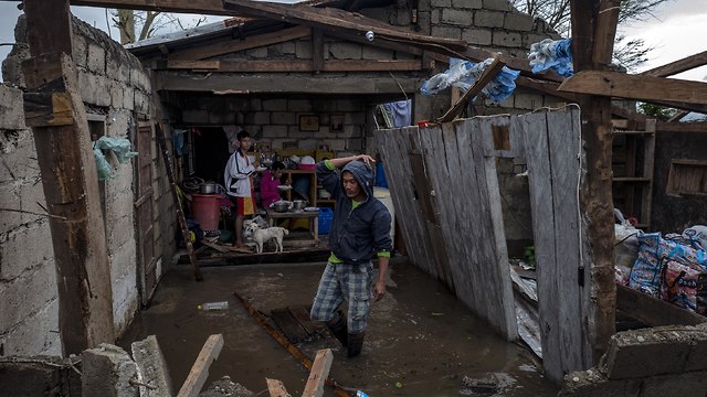 נזקי הסופה בפיליפינים (צילום: GettyImages)