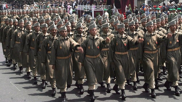 Army march in Morocco (Photo: AP)