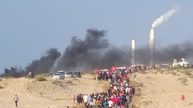 Массовые беспорядки на северной границе сектора Газы