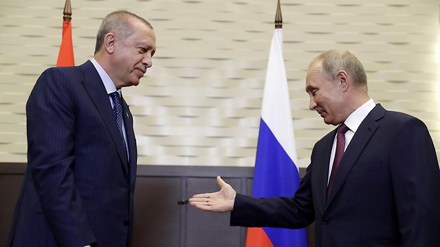 Президенты Турции и России на встрече в Сочи. Фото: MCT