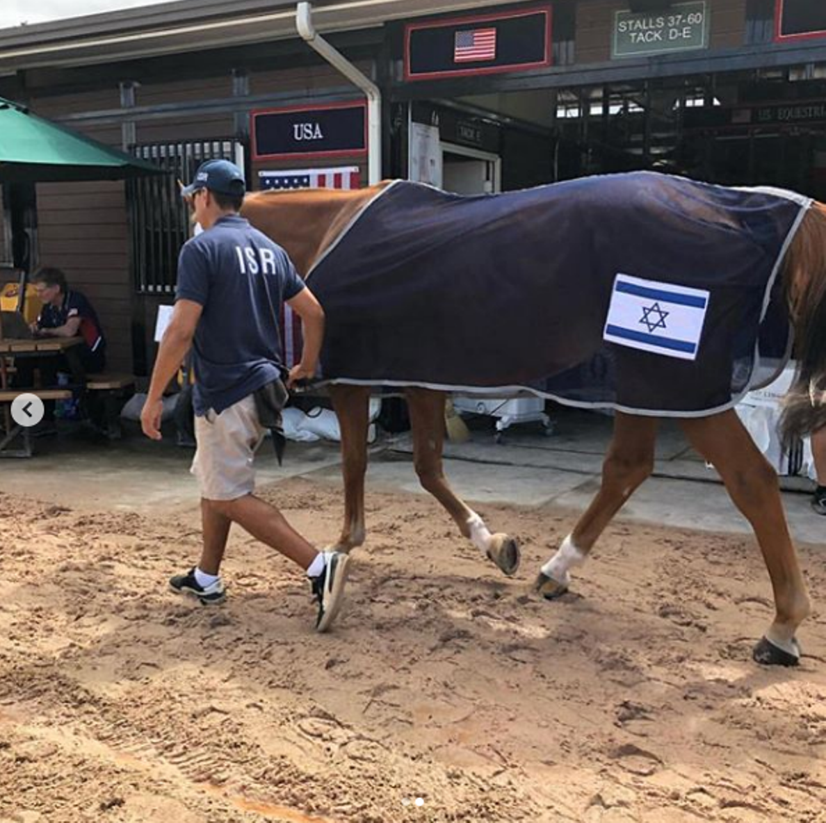נבחרת ישראל ברכיבה על סוסים (צילום: האינסטגרם של אשלי בונד)
