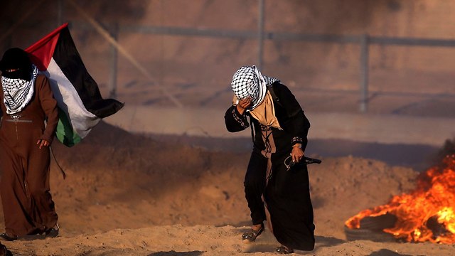 Gaza border riots (Photo: Reuters)