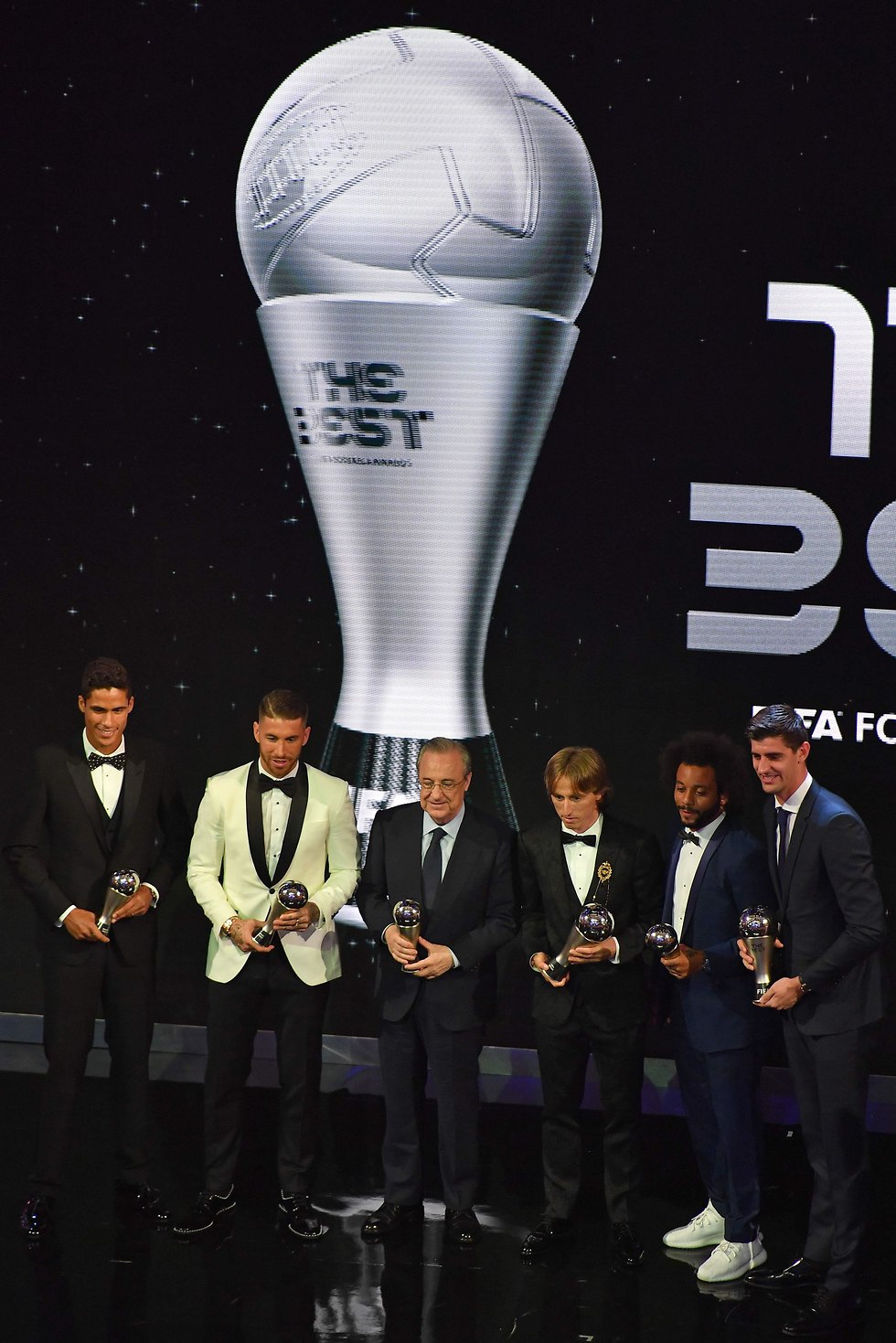 הזוכים של ריאל מדריד (צילום: AFP)