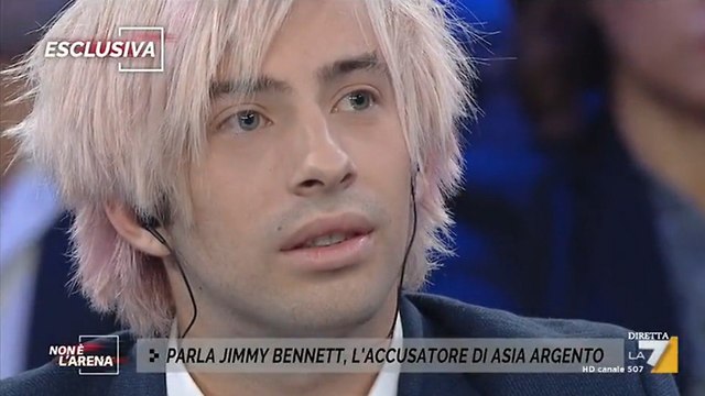 ג'ימי בנט (צילום מסך מתוך הריאיון בערוץ האיטלקי LA7)