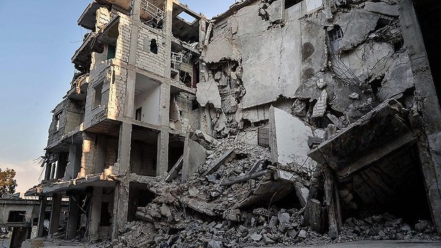 Rubble in Idlib (Photo: MCT)