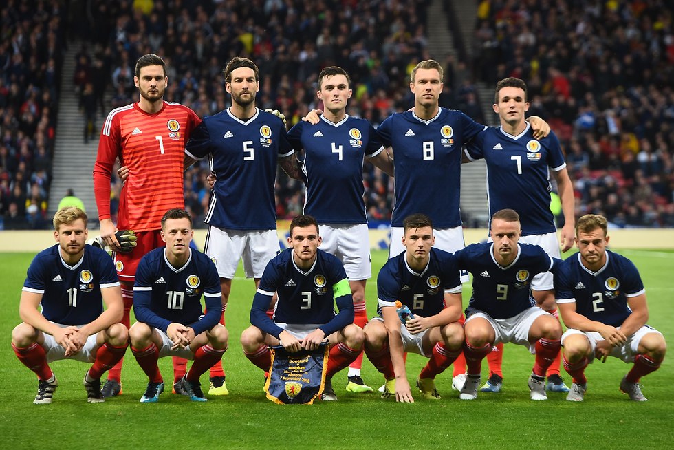 נבחרת סקוטלנד (צילום: AFP)