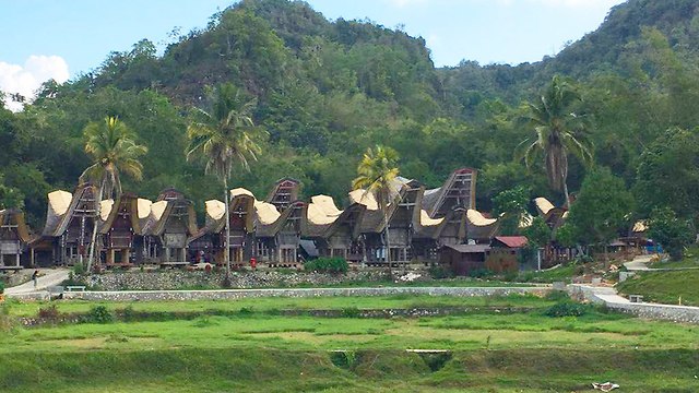 בתים באינדונזיה (צילום: רנן הורקני )