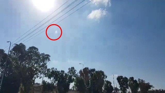 Iron Dome intercepts rocket (Photo: Roee Idan)