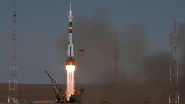 סויוז סיוז שיגור רקטה אסטרונאוטים קזחסטן תחנת החלל הבינלאומית חלל התרסקות נחיתת חירום חללית (צילום: EPA)