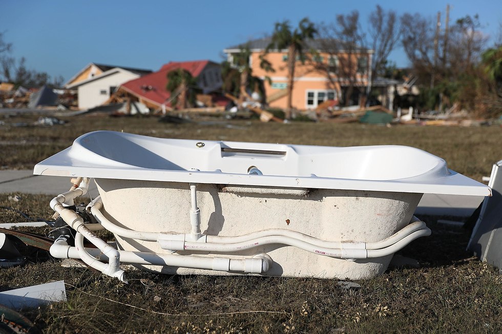נזקי ההוריקן מייקל בפלורידה (צילום: Getty Images)