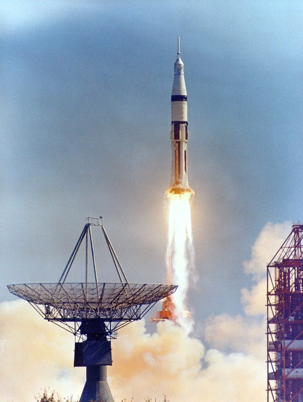 שיגור החללית (צילום: נאס