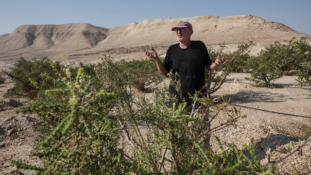 Guy Erlich at his West Bank Farm 