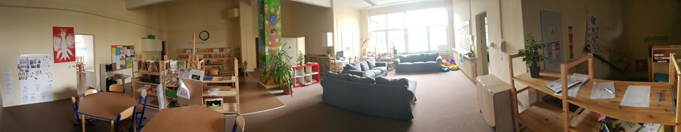 החדר המונטסורי בבית הספר (צילום: עמית לביא)