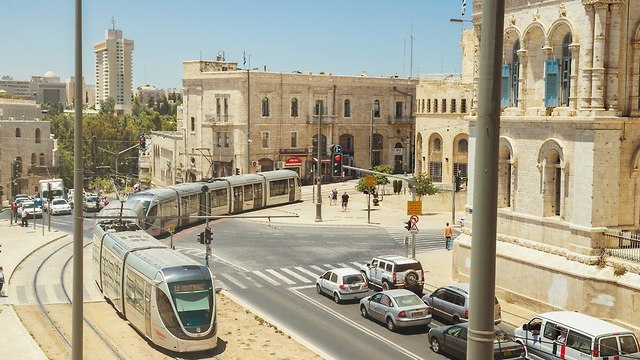 רכבת קלה ירושלים (צילום: shutterstock)